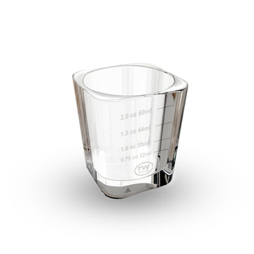 Rattleware Premium 2 Oz Graduated Shot Glass - Durable and Precise Measurement Tool for Espresso Shots, Cocktails, and Mixology - Perfect for Home Bar, Cafes, and Entertaining