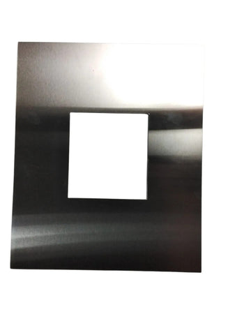 Knock Box Bezel, Stainless Steel, for 6″x5.5″ Knock Boxes, 15.75″x13.11″